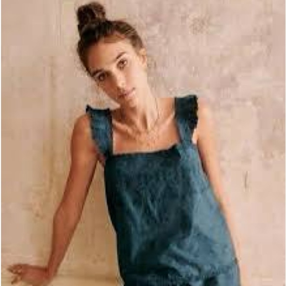 Sezane Joséphine Pyjama Bleu Canard